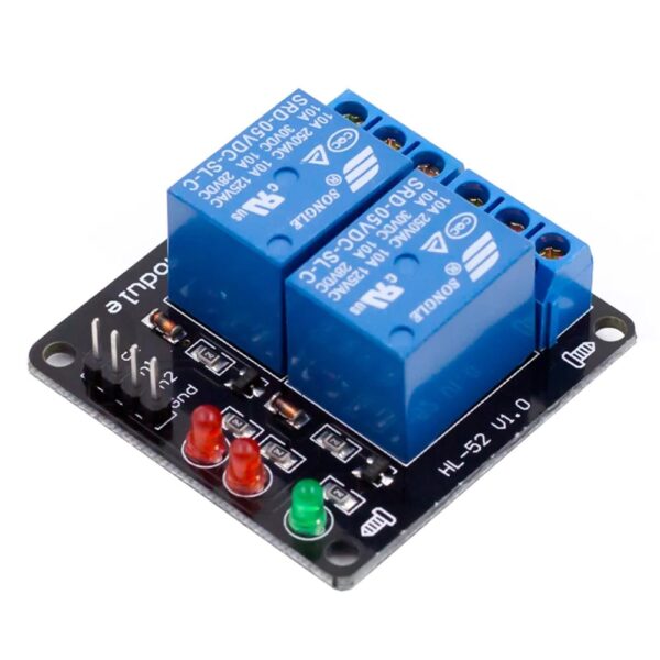 5V 10A 2 Channel Relay